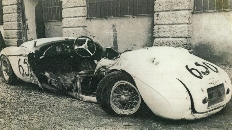 La Ferrari su cui correva il papà Umberto dopo lo schianto
