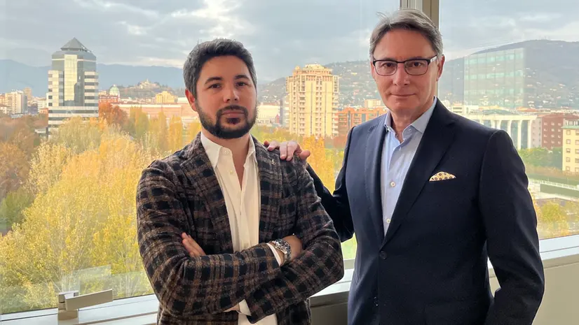 Andrea e Antonio Checcucci nella sede dello Studio in Palazzo Symbol