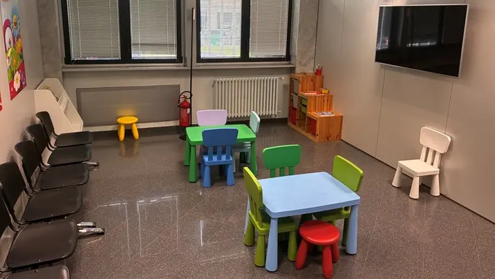 Nel polo Inps c'è anche uno spazio accoglienza per i minori