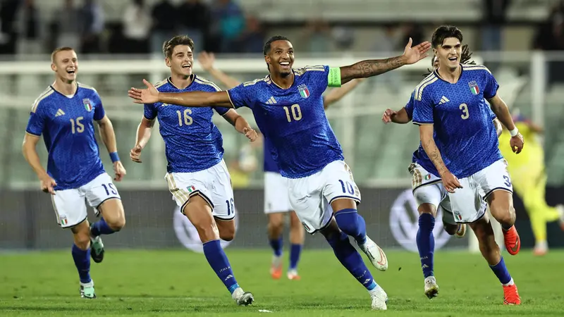 Cher Ndour ha messo a segno un gol fantastico con l'Under 21 - Foto Ansa © www.giornaledibrescia.it