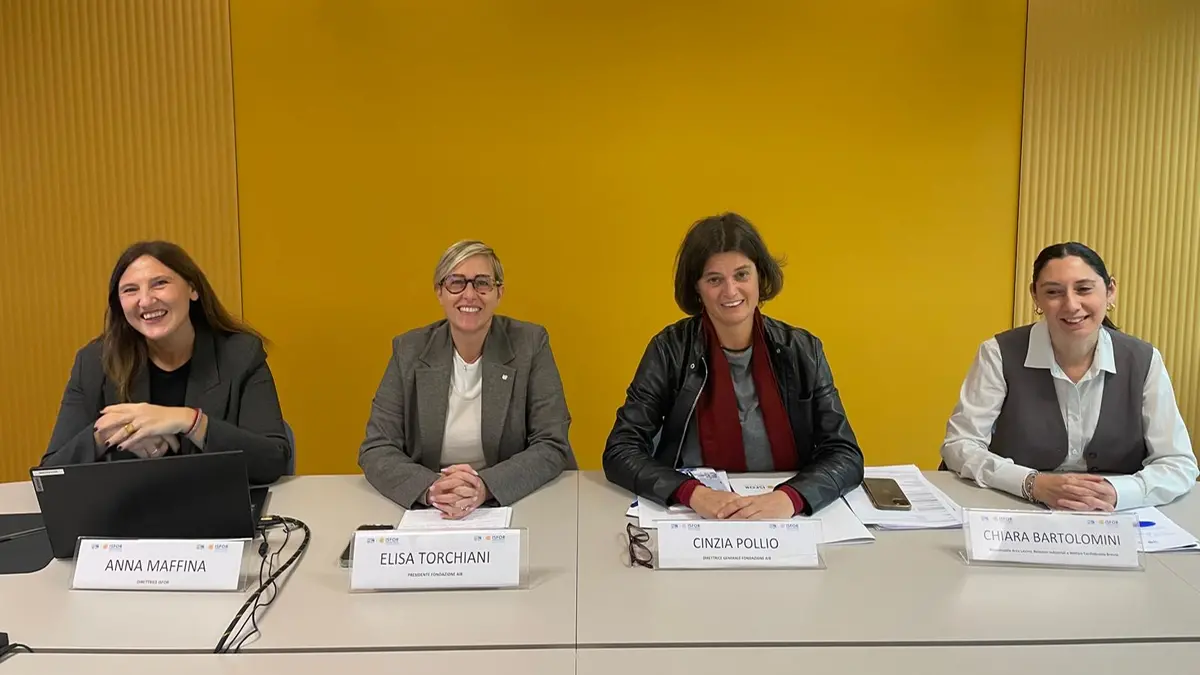 Le protagoniste, da sinistra Maffina, Torchiani, Pollio e Bartolomini