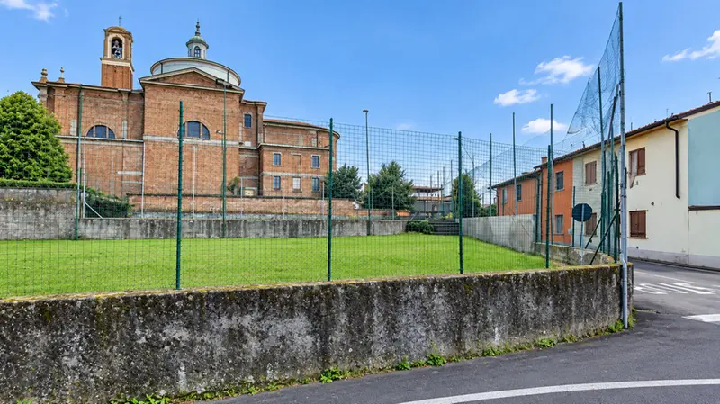 Il campetto dell'oratorio di Cremezzano