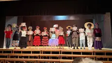 Uno degli spettacoli messi in scena a scuola