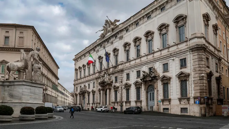 Il palazzo della Consulta, sede della Corte Costituzionale - Foto Ansa © www.giornaledibrescia.it