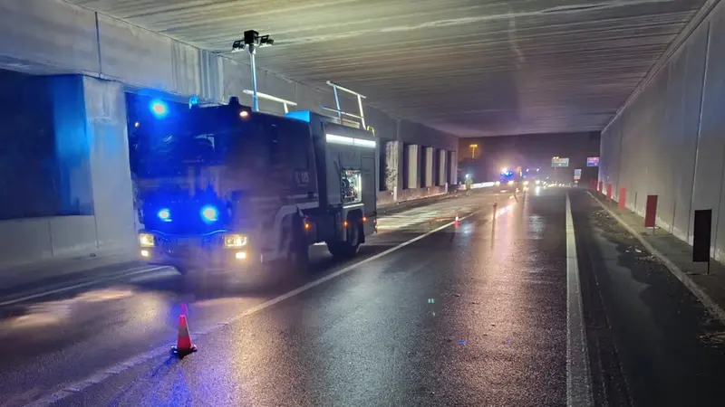 L'incidente nella notte a Villanuova