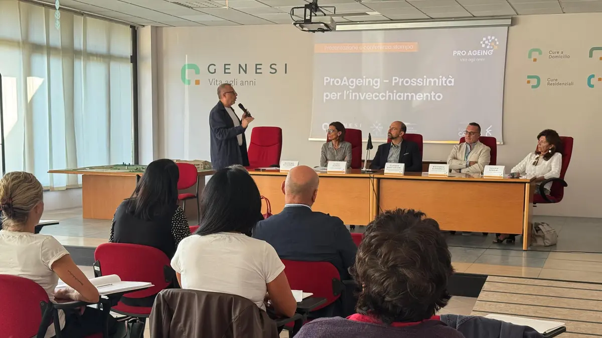 Un momento della presentazione del progetto