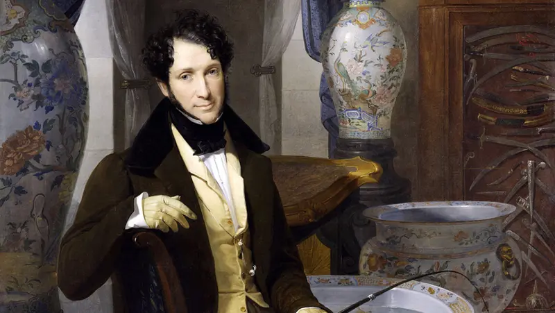 Giuseppe Molteni, Ritratto di dandy, 1835 circa. Collezione privata