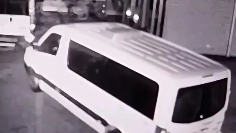Un frame delle telecamere di videosorveglianza