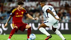 Una fase di Roma-Inter, big match di serie A andato in scena prima della pausa per le nazionali - Foto Ansa © www.giornaledibrescia.it
