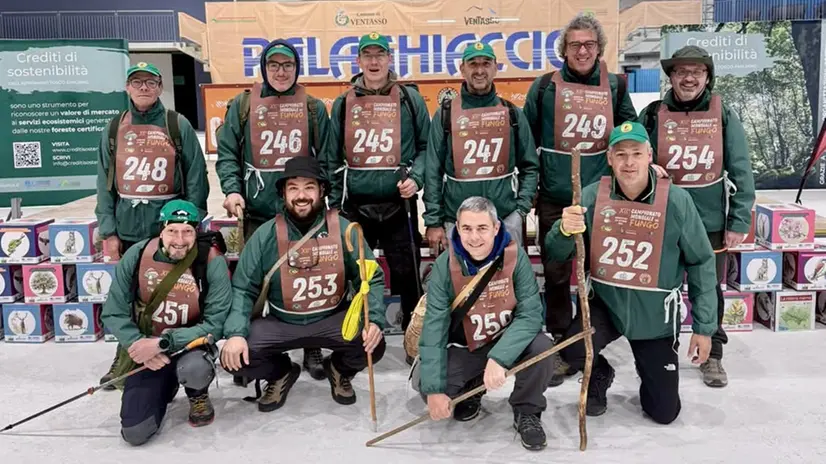 Il gruppo «Funghi e Fate» di Lumezzane ha vinto l'oro nel campionato a squadre