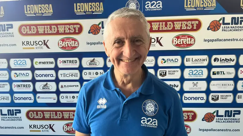 Il coach di Brescia Marco Calvani