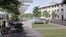 Una riproduzione grafica dell'area