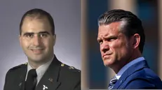 Nidal Malik Hasan, l'attentatore condannato a morte, e Pete Hegseth - Foto Ansa © www.giornaledibrescia.it