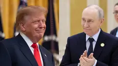 Trump e Putin - Foto Ansa © www.giornaledibrescia.it