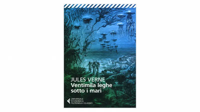 La copertina di Ventimila leghe sotto i mari