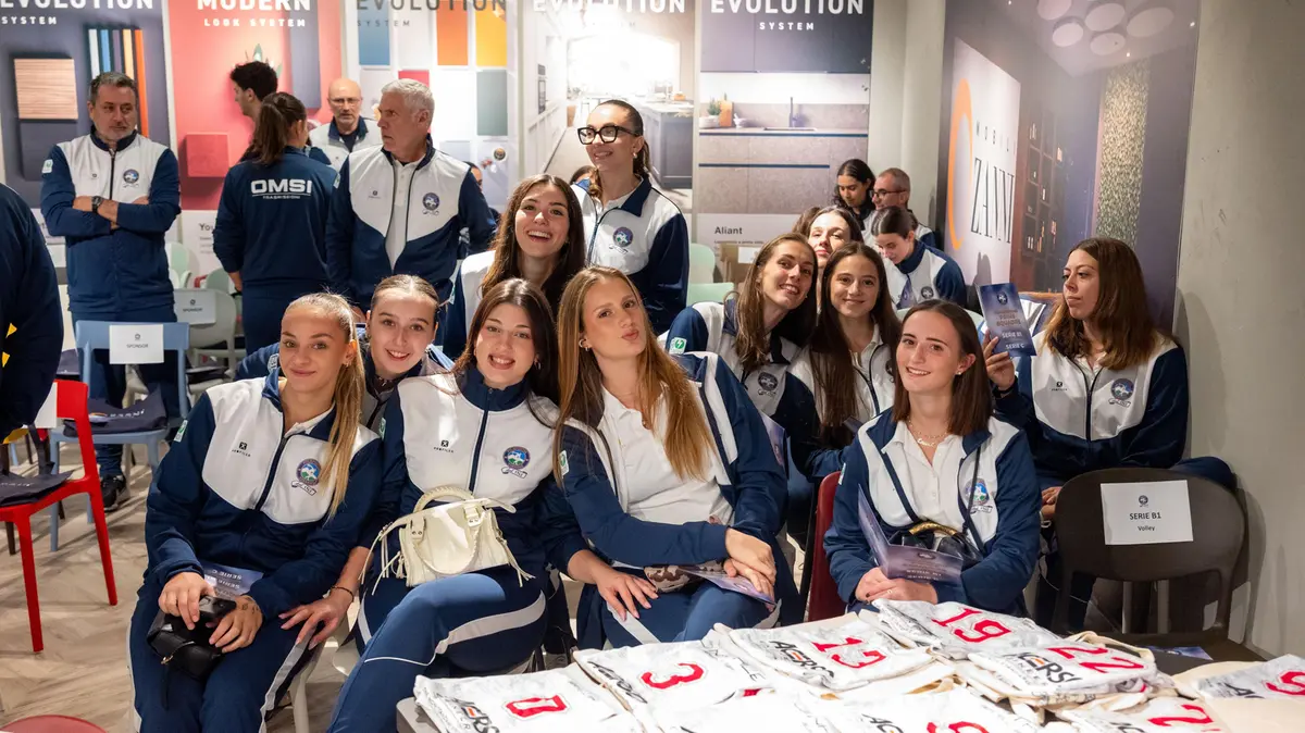 Le giocatrici del Vobarno pronte alla stagione in serie B1 - Foto Thea Pasini