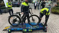 La piattaforma mobile consente di riconoscere le bici elettriche truccate