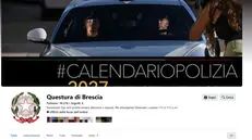 La pagina Facebook della Questura di Brescia