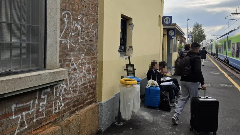 La stazione stamattina