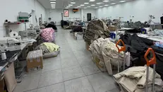 Il laboratorio tessile a Travagliato