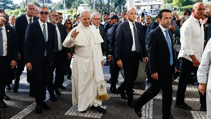 Il papa all'ospedale Gemelli - Foto Ansa © www.giornaledibrescia.it