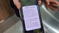 Il messaggio è arrivato sui cellulari per provare il sistema d’emergenza © www.giornaledibrescia.it