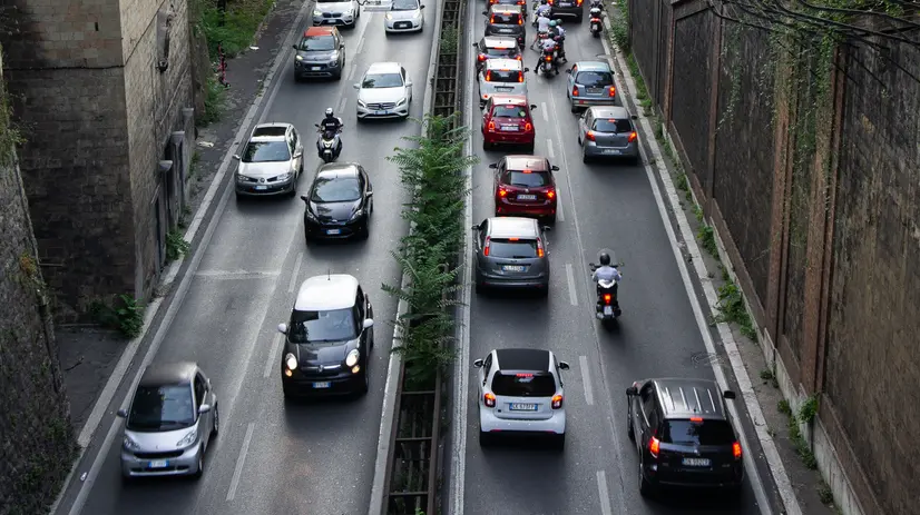Traffico su una strada italiana