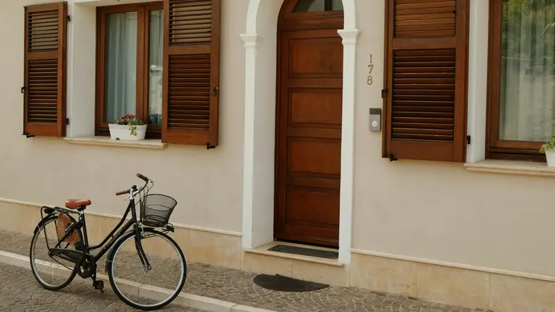 L'ingresso di una casa