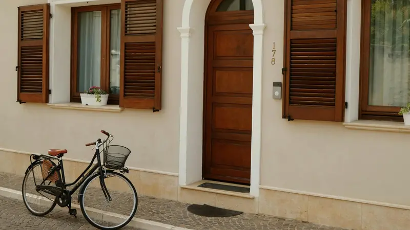 L'ingresso di una casa