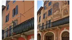 La Casa dello Speziale  come appare oggi e come doveva essere in origine