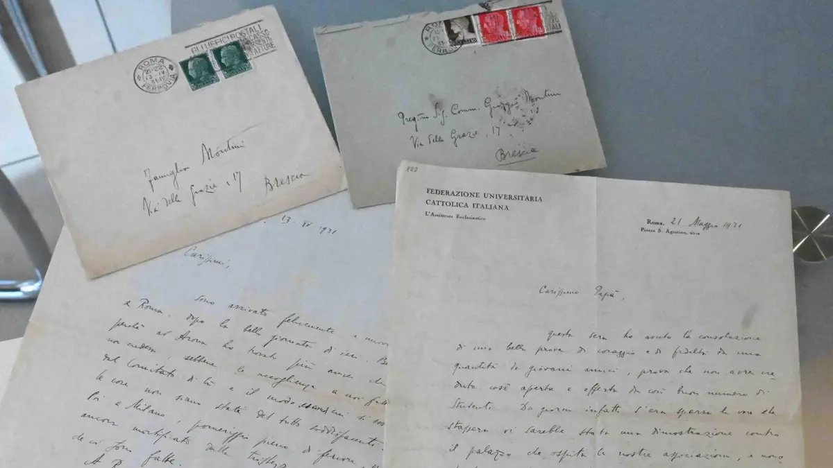L'Istituto Paolo VI custodisce migliaia di lettere di Giovanni Battista Montini