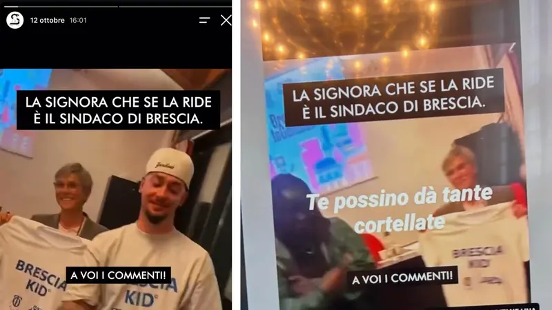 A sinistra la storia originale pubblicata da Soldato Audace, a destra quella modificata da un utente privato - © www.giornaledibrescia.it