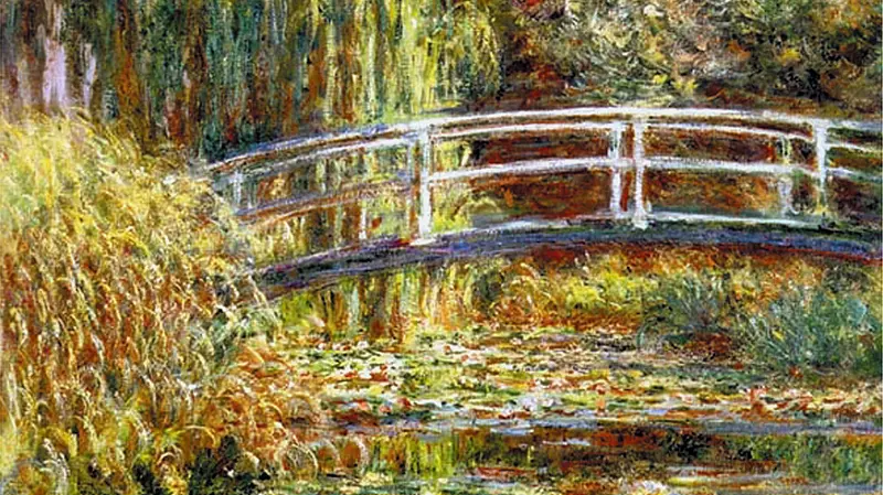 Il ponte sulle ninfee di Monet - Foto Ansa © www.giornaledibrescia.it