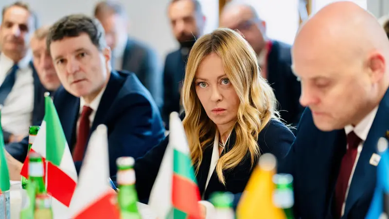 Giorgia Meloni durante il Consiglio europeo a Bruxelles - Ufficio stampa Palazzo Chigi