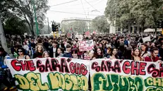I cortei degli studenti in alcune città italiane