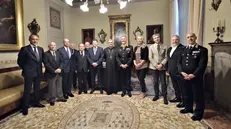 I Decorati pontifici con il vescovo Pierantonio Tremolada