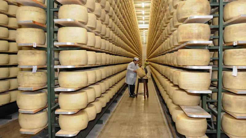 Forme di Grana Padano, la più grande Dop al mondo - © www.giornaledibrescia.it