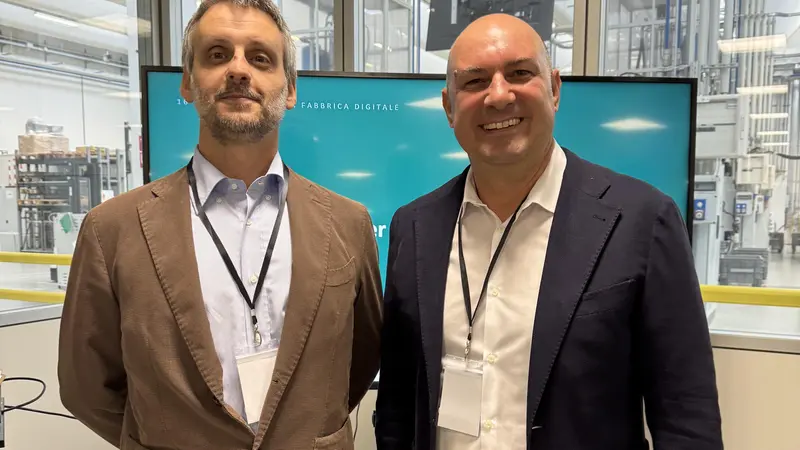 Nicola Mondinelli con Giuseppe Natoli