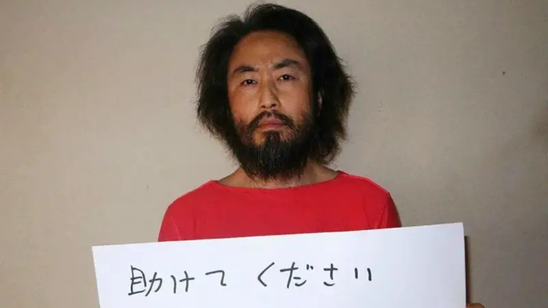 Yasuda Jumpei durante la prigionia - Foto da Twitter