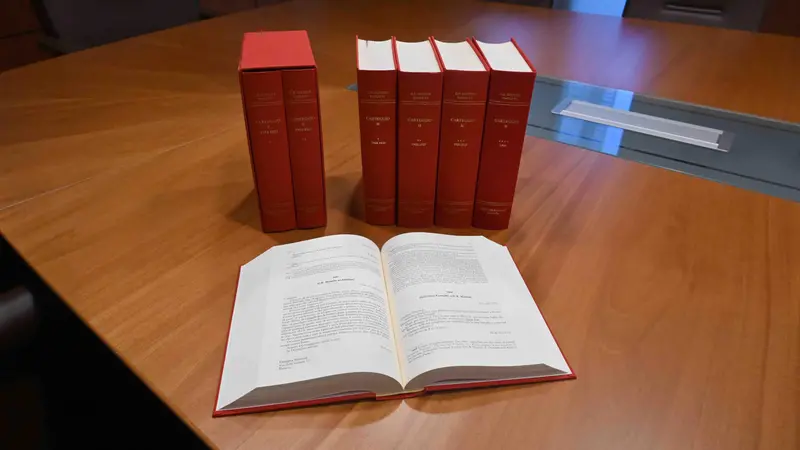 I volumi del carteggio di Montini, la pubblicazione copre gli anni dal 1914 al 1931, si arriverà al 1933