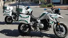 Le moto della Polizia locale della Valle Sabbia