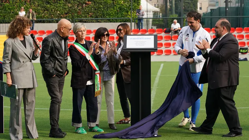 L'inaugurazione dei tre nuovi campi al San Filippo