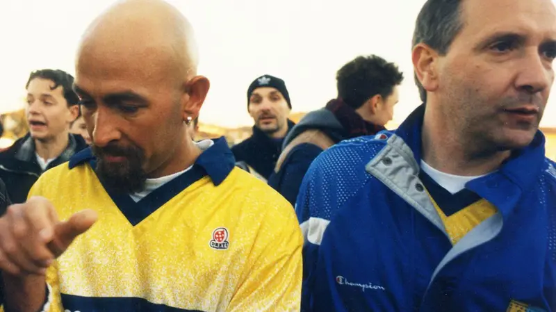 Beppe Martinelli con Marco Pantani // foto Rodella