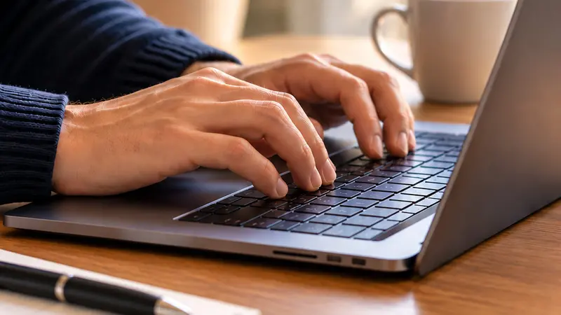 Un lettore al computer