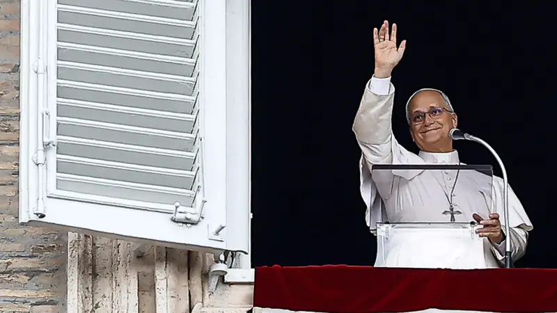 Il Papa durante l'Angelus - Foto Ansa © www.giornaledibrescia.it