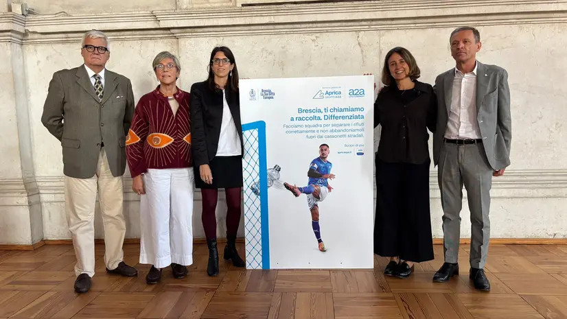 Un momento della presentazione della campagna in Loggia - © www.giornaledibrescia.it