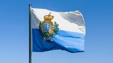La bandiera di San Marino