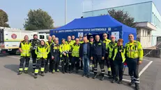 I volontari della Protezione civile di Castenedolo