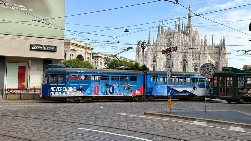 Sui tram a Milano