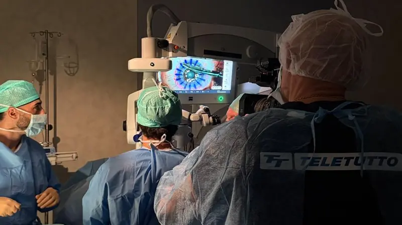 Le telecamere di Teletutto all’interno dell’UO di Oculistica di Fondazione Poliambulanza